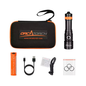 OrcaTorch D530 UV Dive Light