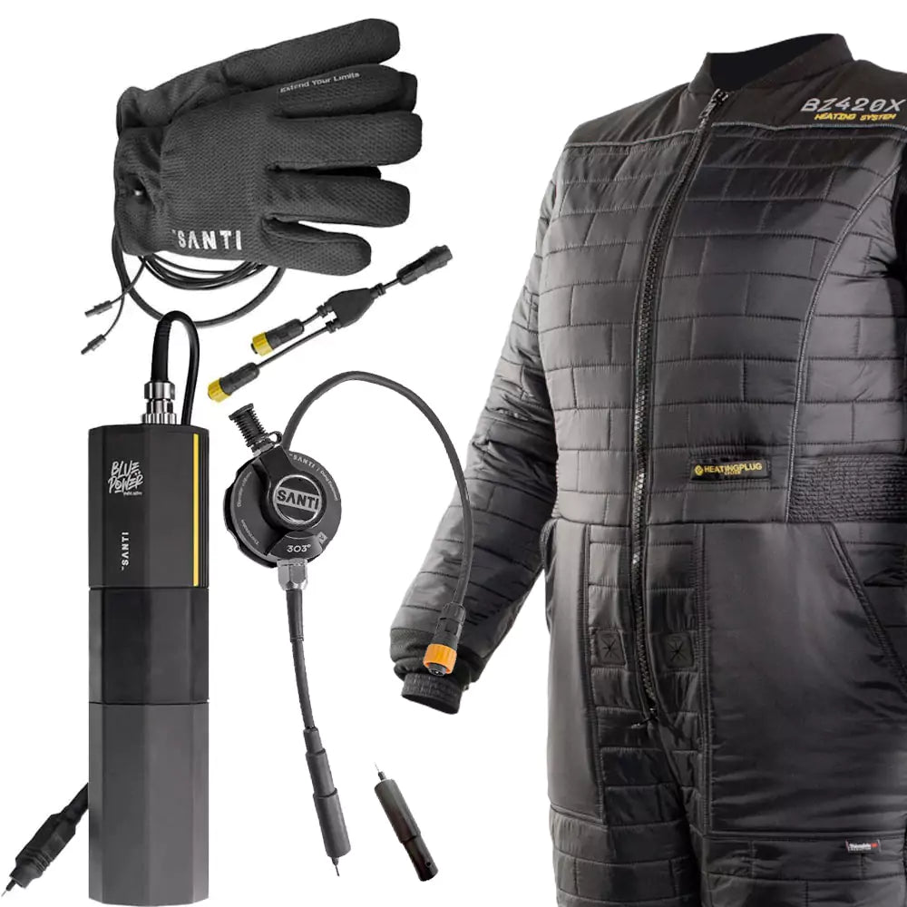 Santi Deluxe  BZ420X Heated Undersuit with Gloves