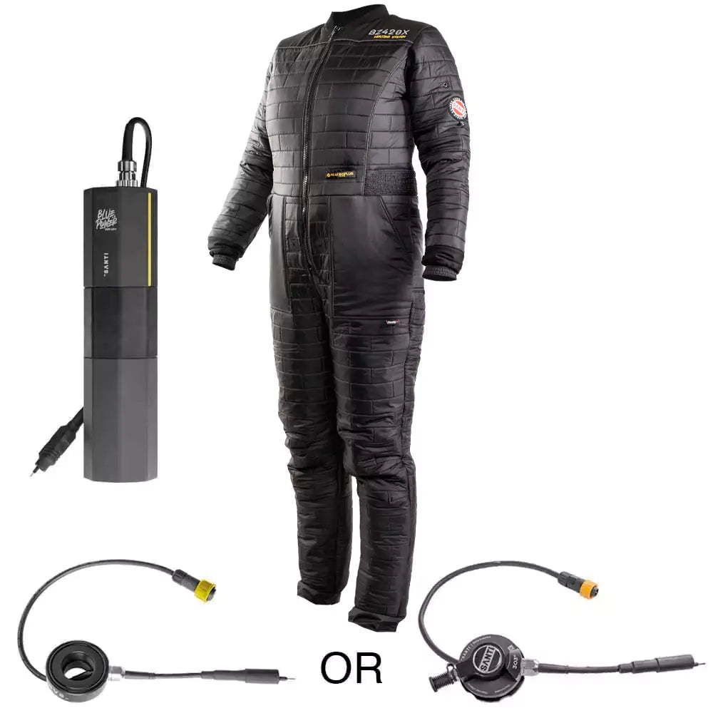 Santi BZ420X Heated Undersuit with battery